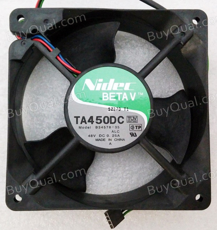 Nidec TA450DC B34578-35 48V 0.25A 4wires Cooling Fan -- New Nidec TA450DC B34578-35 48V 0.25A 4wires Cooling Fan -- New